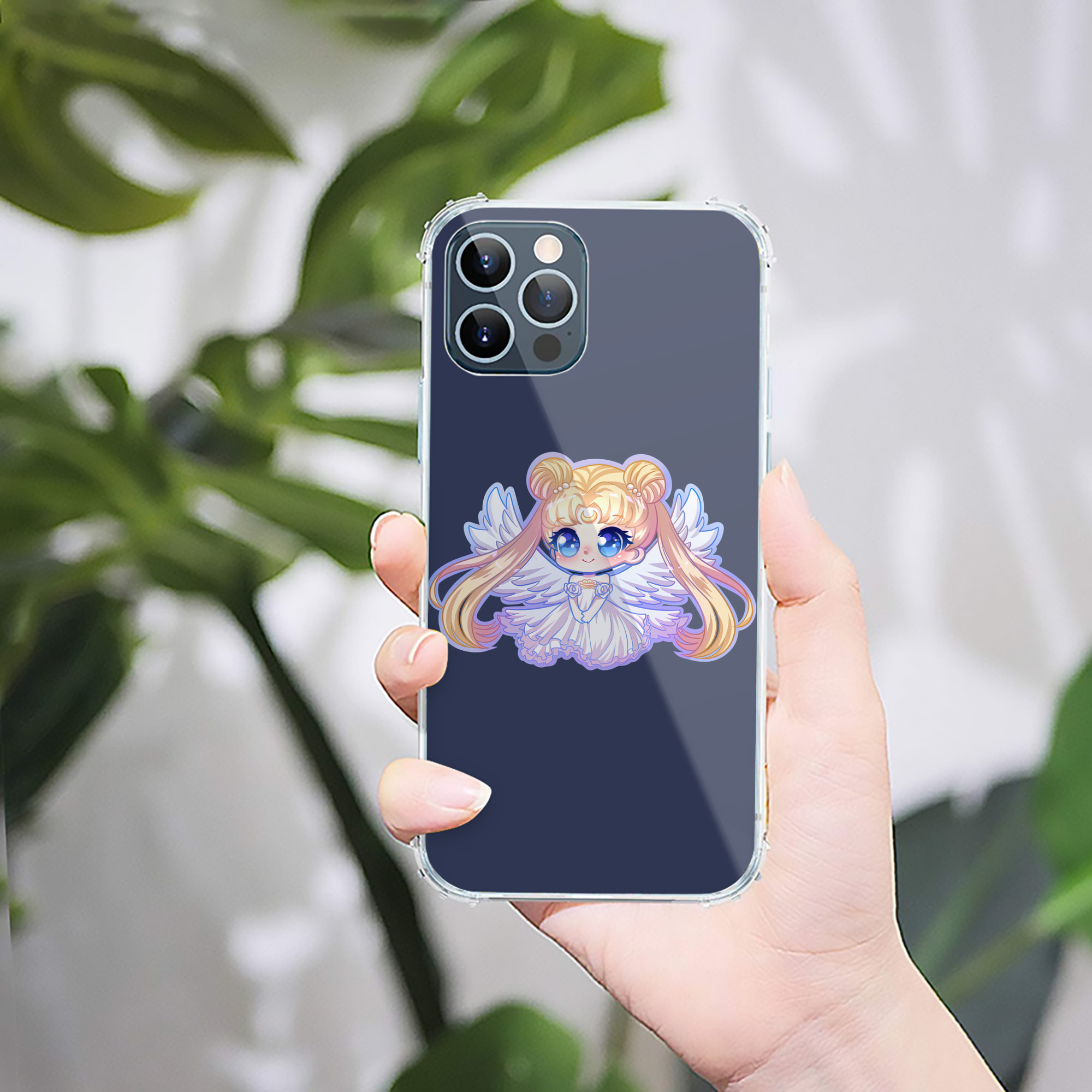 （画像用） 美少女戦士セーラームーン 愛野 美奈子 あいの みなこ Sailor Moon Aino Minako 【iPhone 12シリーズ対応】透明スマホケース（クリアソフトケース）